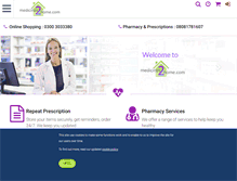 Tablet Screenshot of medicines2home.com